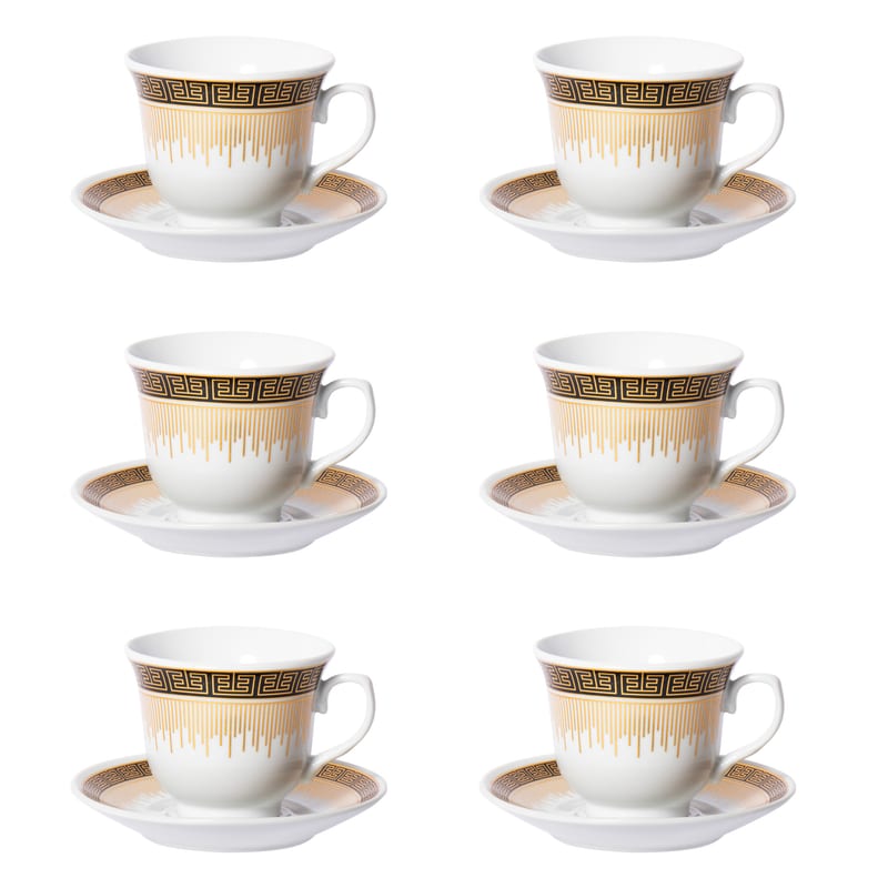 Tea Set 12pc Doria