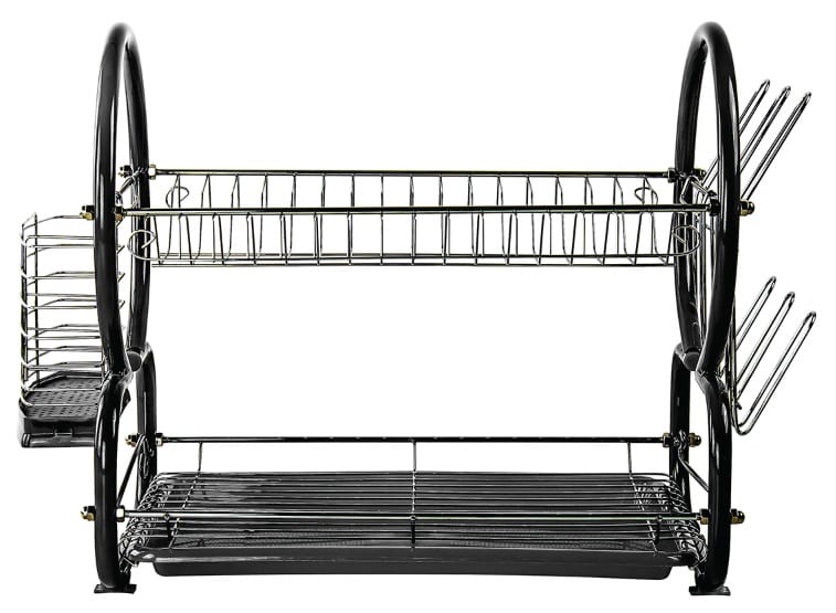 8 SHAPE JUMBO Dish Drainer BLACK