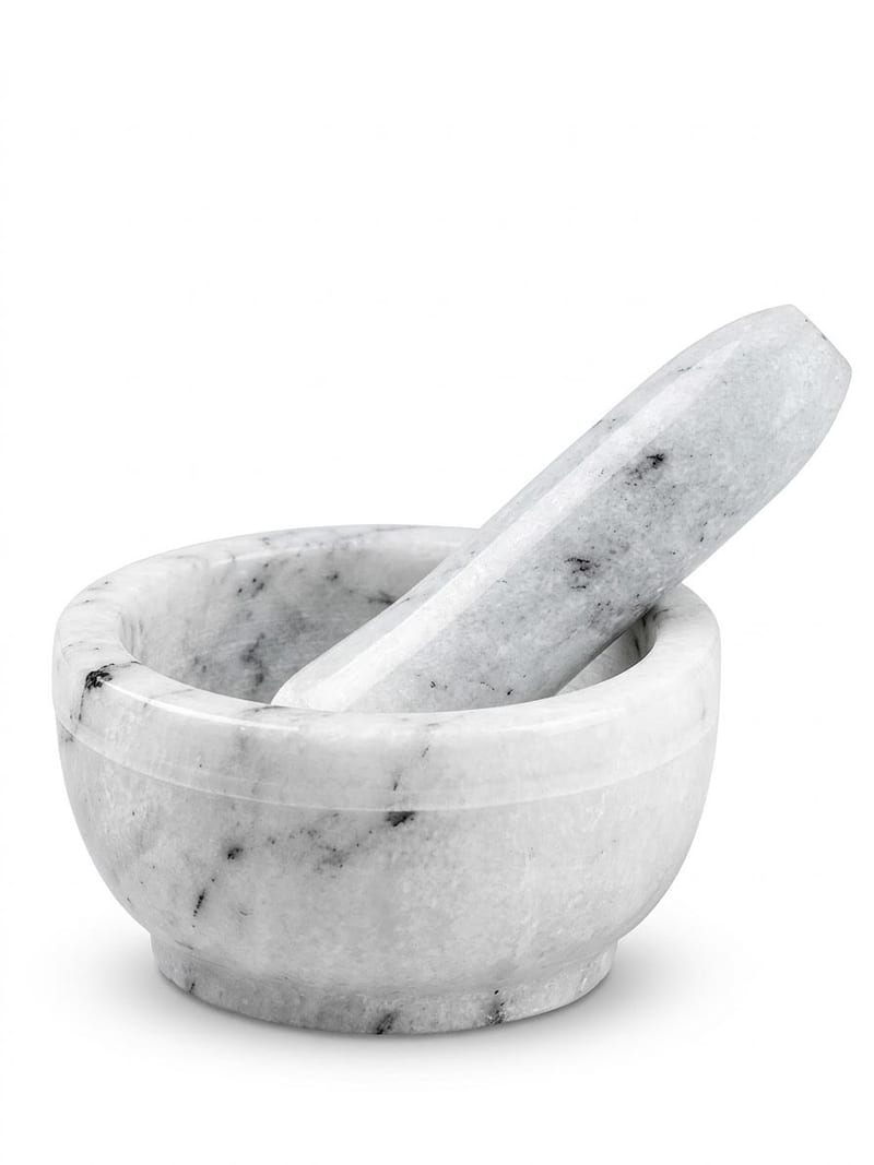 Marble Mortar and Pestle 8INCH