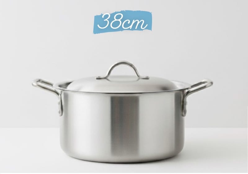 Premium Metal Finish Casserole 38CM (Shrink Wrapped-Bar Coded)