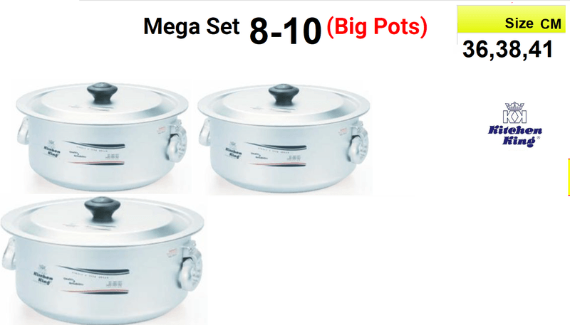KK (ANO) Mega Pot Set (14-15-16") (36-38-41 CM)