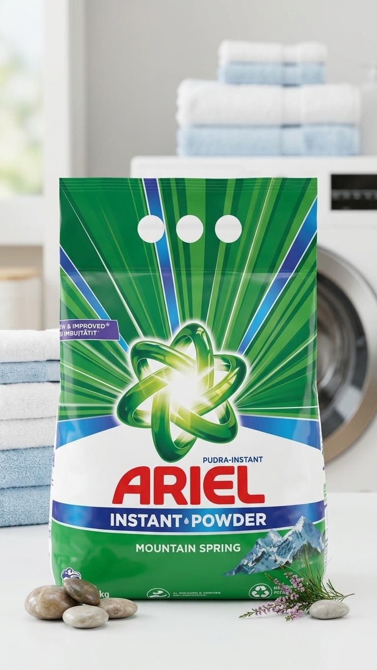 Ariel instant washing powder