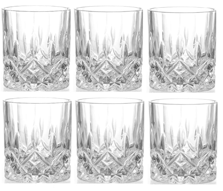 6PCS TUMBLER GLASS SET 340ML