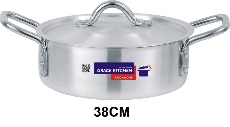 Premium Metal Finish Fish Pot 38CM (Shrink Wrapped-Bar Coded) — image 1