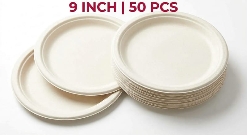 9 INCH ROUND PLATE PACK OF 50