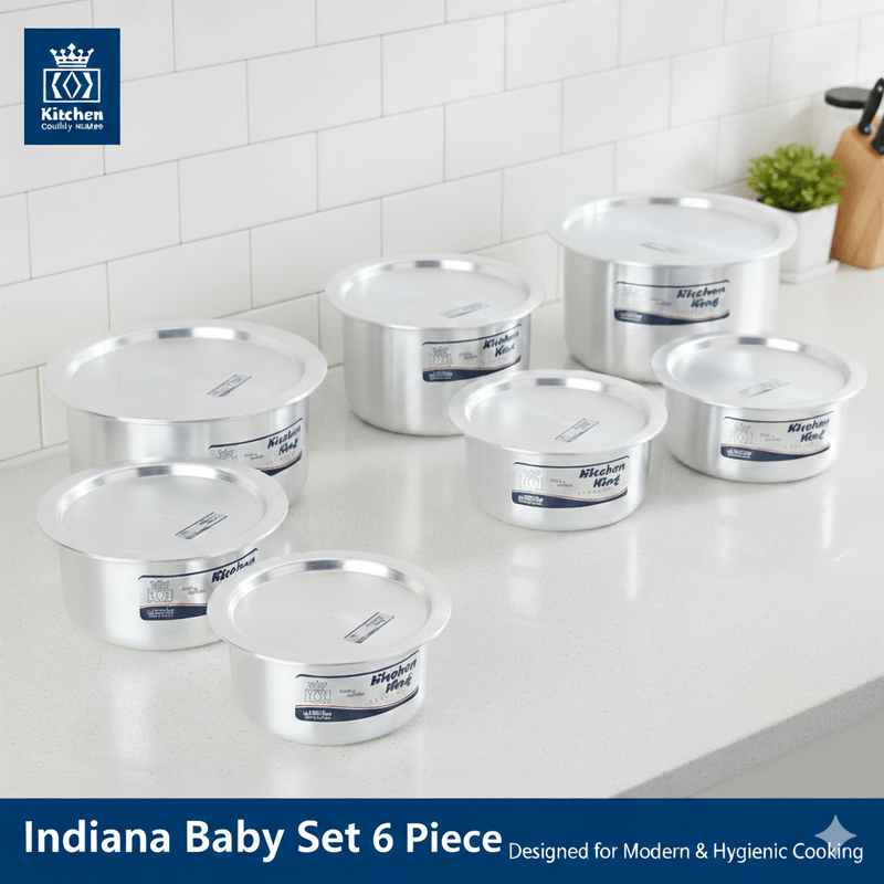 KK Metal-Finish Indiana Baby Set 6 PCS (12-13-14 CM)