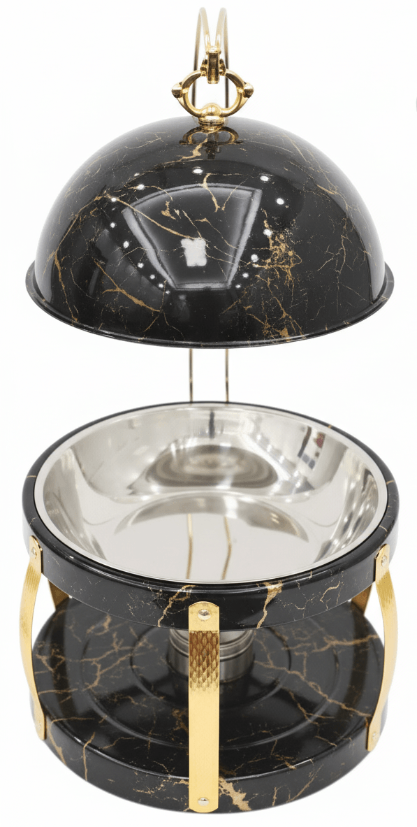 DESIGNER Buffet Dish 8L (Black Marble)