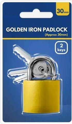 30mm Golden Iron Padlock