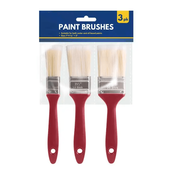 3pc paint brushes