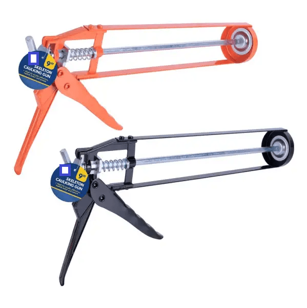 9" skeleton caulking gun