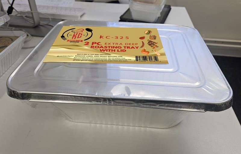 2PC Extra Deep Foil Container with LID
