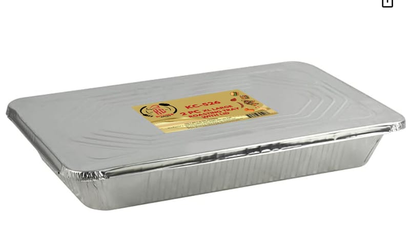 2PC X-Large Foil Container with LID