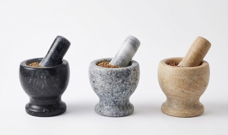 Marble Mortar and Pestle