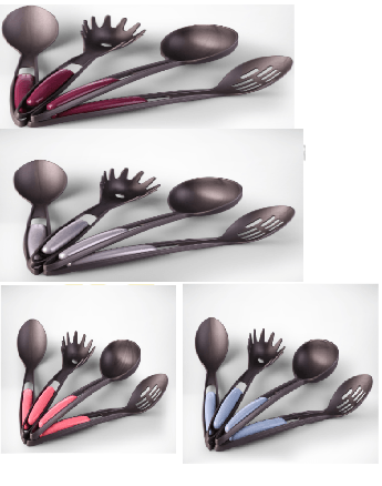 Non-Stick Spoon Utensils MIX AND MATCH COLOUR