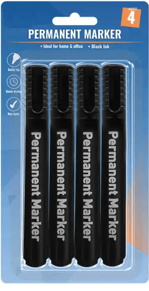 4pk permanent markers