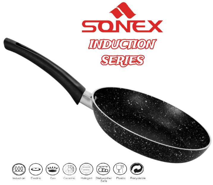 Non Stick, Fry Pan. 28 cm, Black INDUCTION