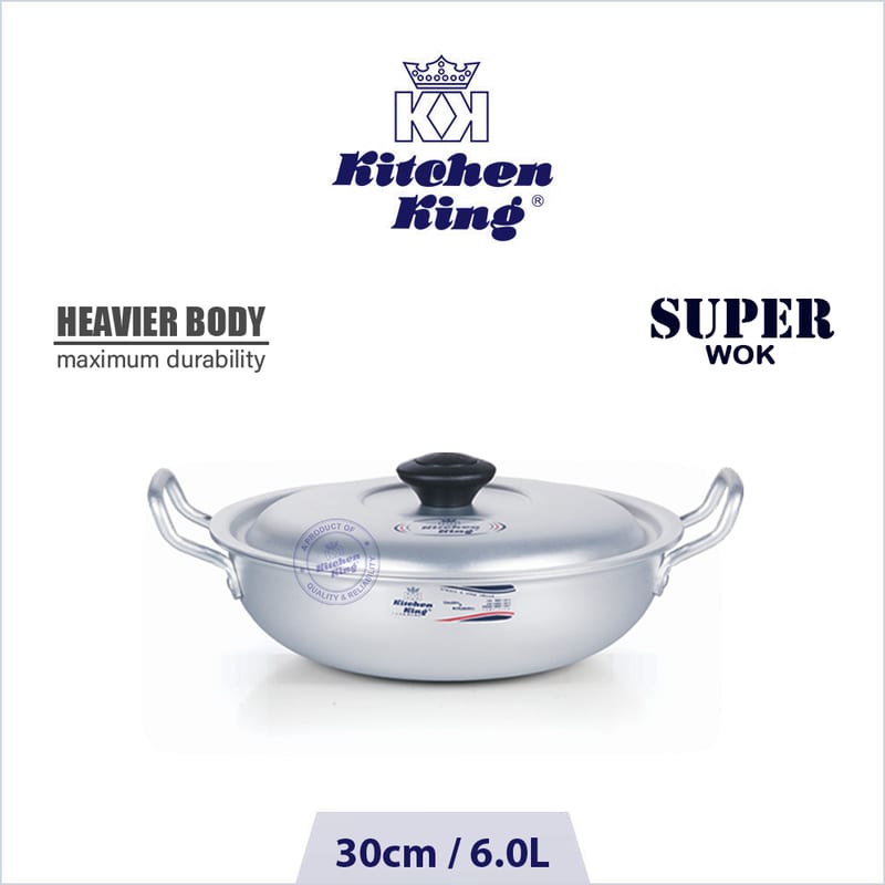 KK Metal-Finish Super Wok (30 CM)