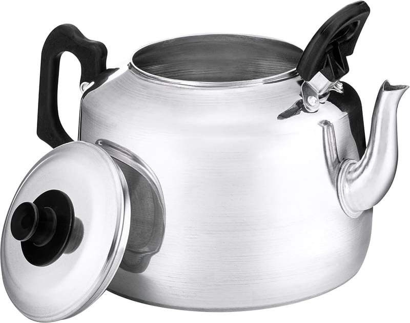 Aluminium Teapot 6 Pints/3.4 Litres , Silver