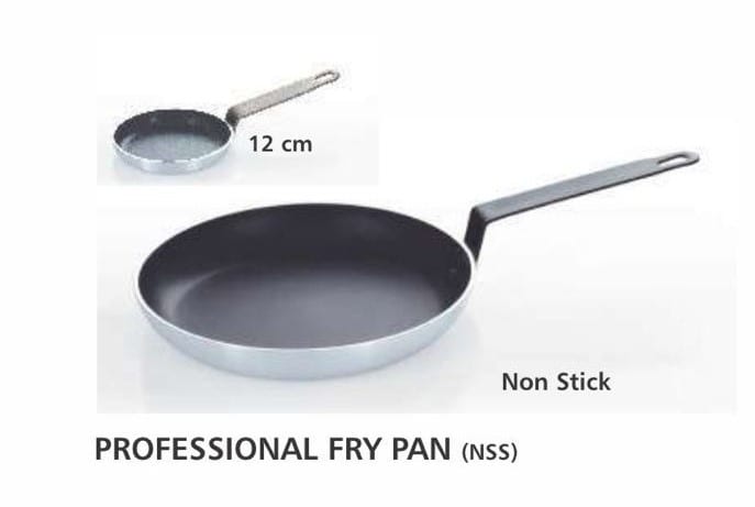 Premium Quality Metal Finish Professional Fry Pan (Grip Handle) 11 inch (28 CM) — image 1