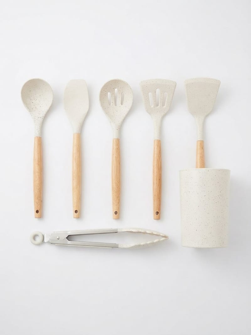 Silicone 7Pcs Set (BLACK)