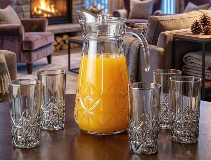 7PCS TUMBLER GLASS WITH JUG SET