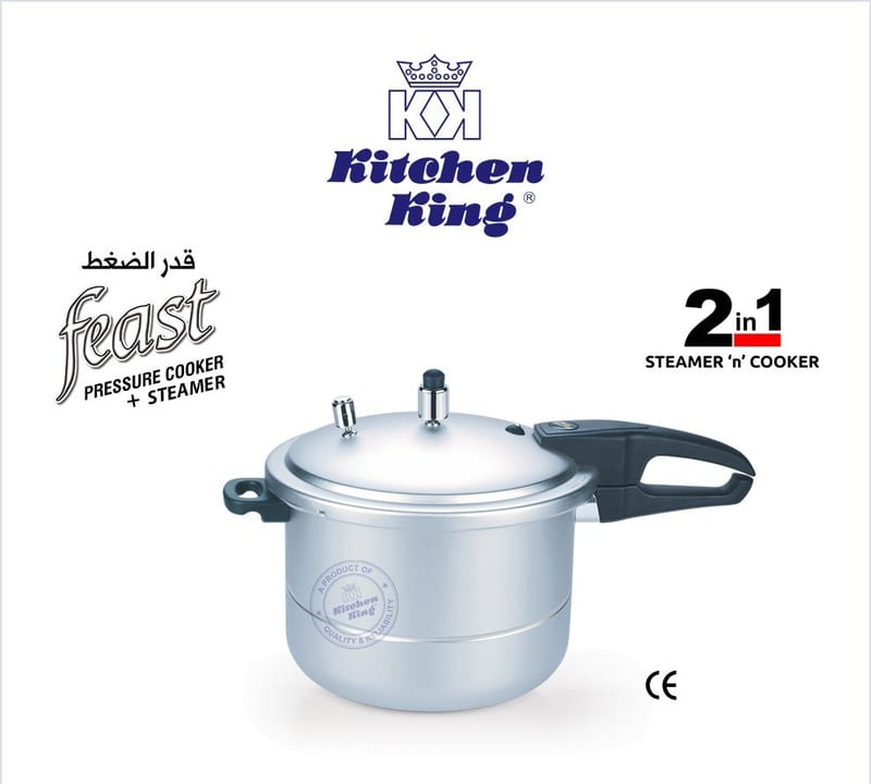 KK Feast Pressure Cooker + Steamer 11 Liter