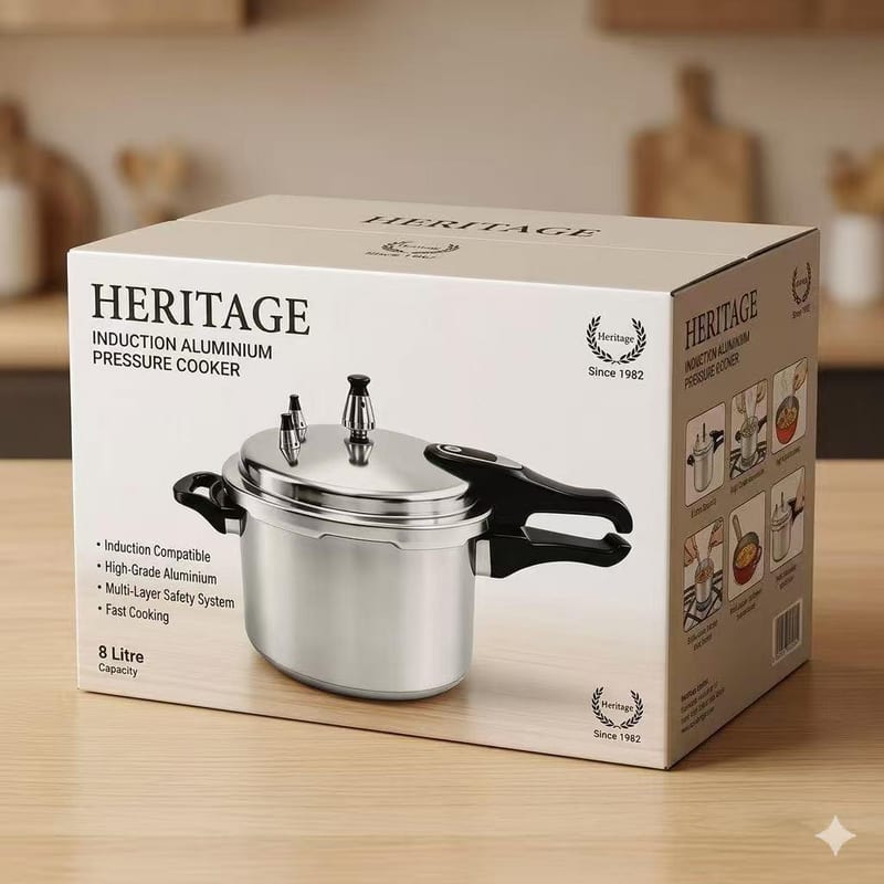 Aluminium Pressure Cooker (INUDUCTION BOTTOM) 3 LITRE