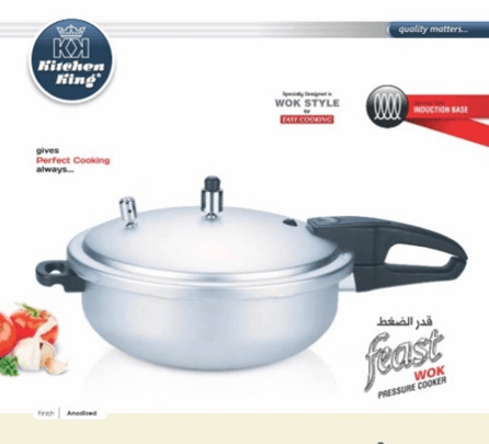 KK WOK Pressure Cooker (feast) (Induction Base) 7 Liter