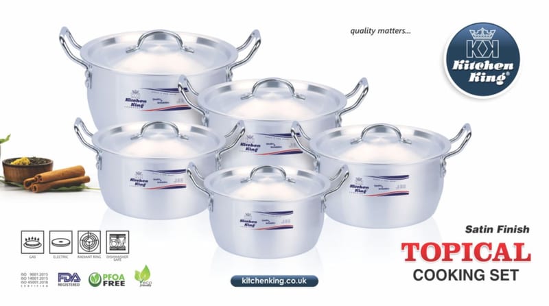 KK Metal-Finish Topical Set 10 PCS (30-33-36-38-41CM)