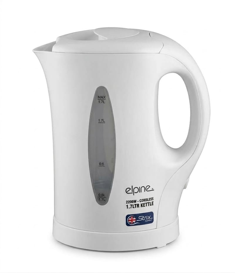 1.7L Cordless Kettle White 220-240V/1850-2200